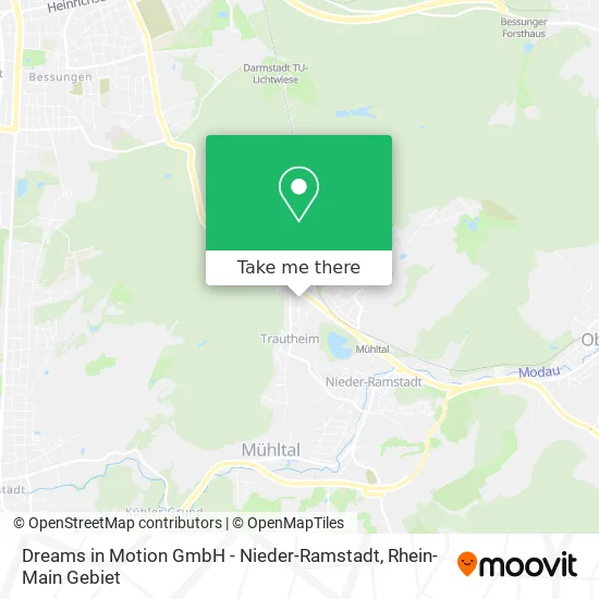 Карта Dreams in Motion GmbH - Nieder-Ramstadt