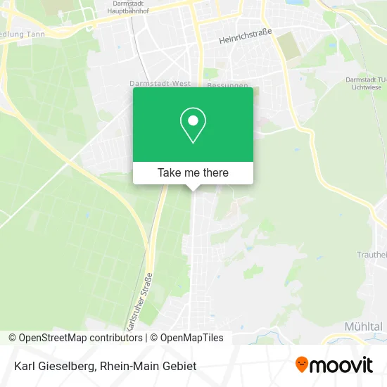 Карта Karl Gieselberg