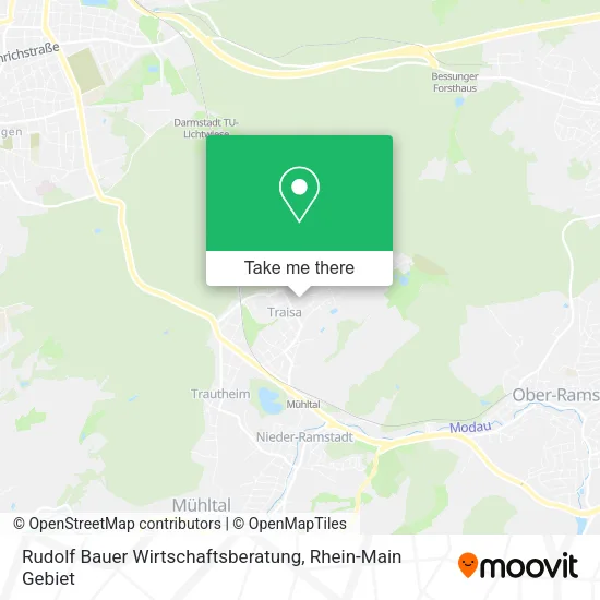 Карта Rudolf Bauer Wirtschaftsberatung