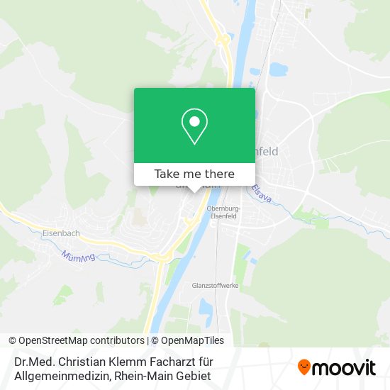 Dr.Med. Christian Klemm Facharzt für Allgemeinmedizin map