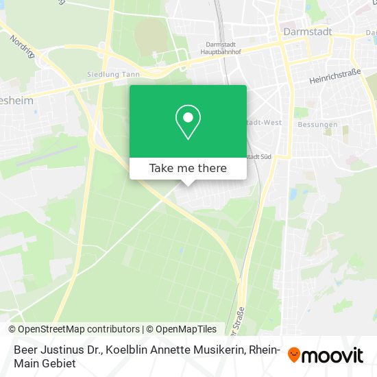 Beer Justinus Dr., Koelblin Annette Musikerin map