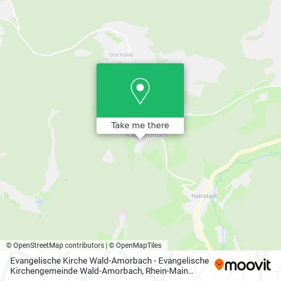 Evangelische Kirche Wald-Amorbach - Evangelische Kirchengemeinde Wald-Amorbach map