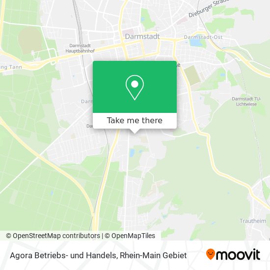 Agora Betriebs- und Handels map