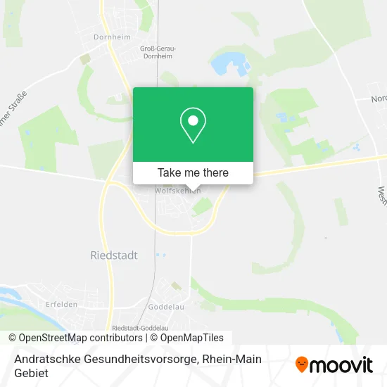 Карта Andratschke Gesundheitsvorsorge