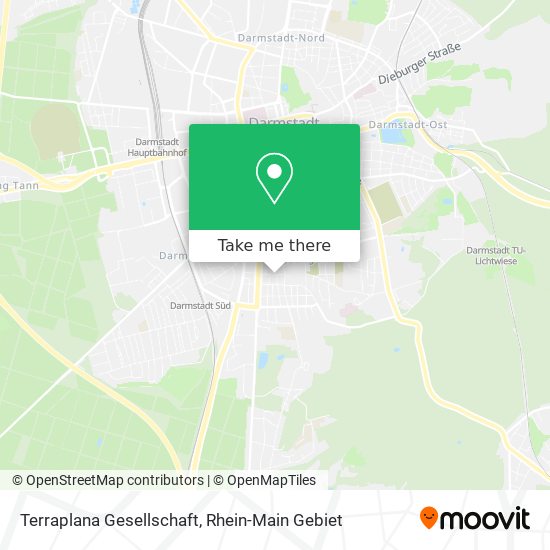 Terraplana Gesellschaft map