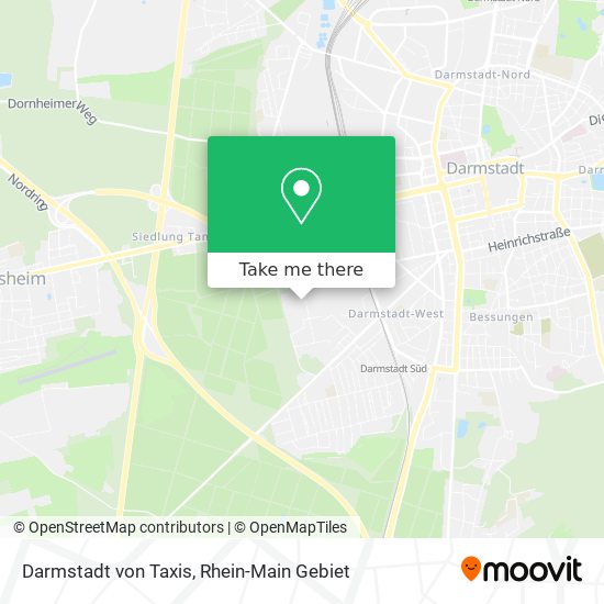 Darmstadt von Taxis map