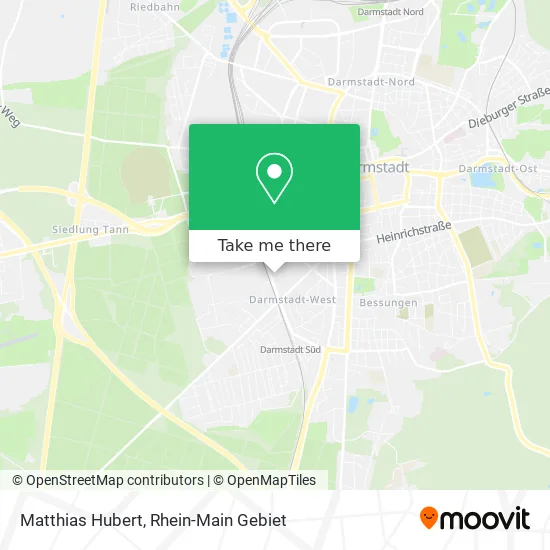 Карта Matthias Hubert