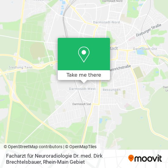 Facharzt für Neuroradiologie Dr. med. Dirk Brechtelsbauer map