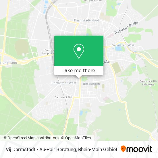 Vij Darmstadt - Au-Pair Beratung map