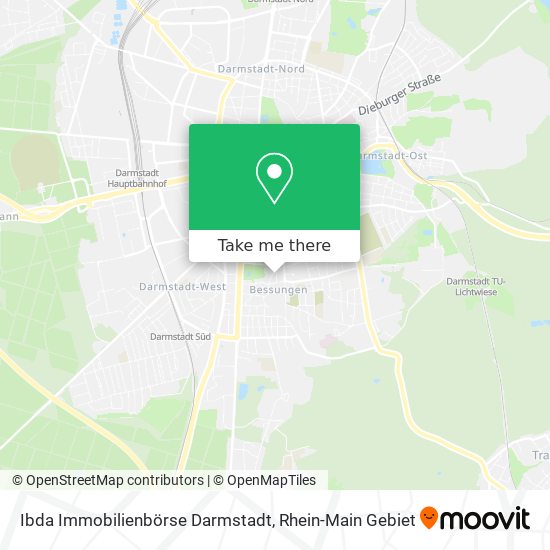 Ibda Immobilienbörse Darmstadt map