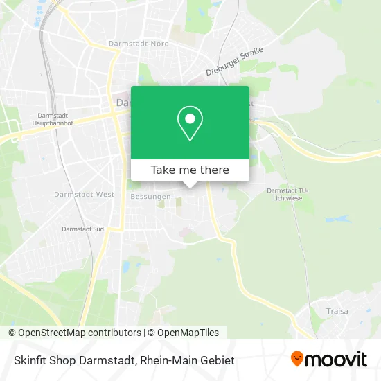 Карта Skinfit Shop Darmstadt