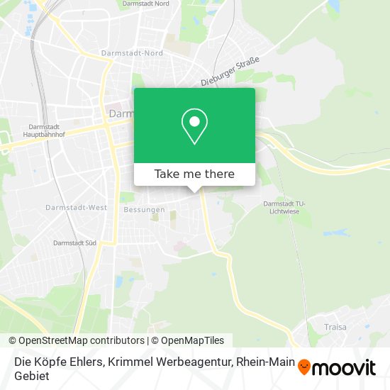 Die Köpfe Ehlers, Krimmel Werbeagentur map