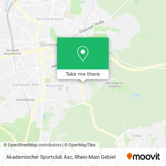 Карта Akademischer Sportclub Asc
