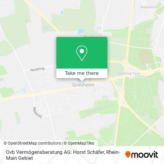 Ovb Vermögensberatung AG: Horst Schäfer map