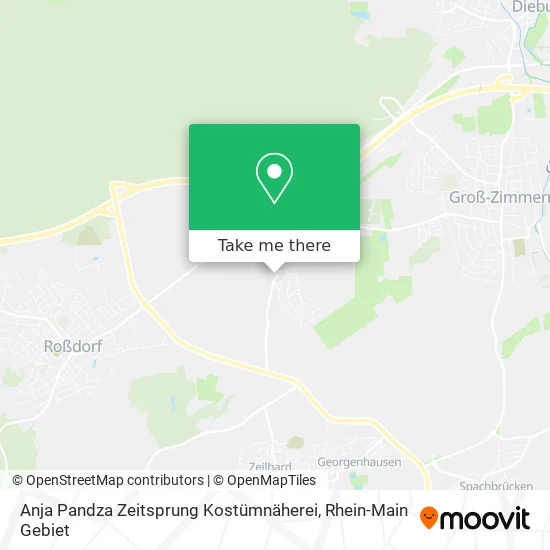 Карта Anja Pandza Zeitsprung Kostümnäherei
