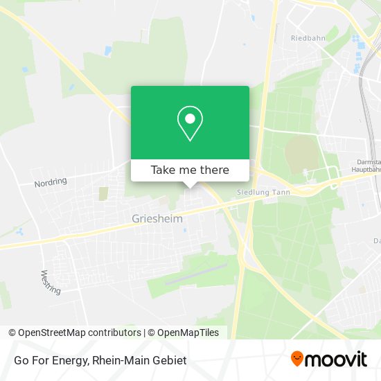Go For Energy map