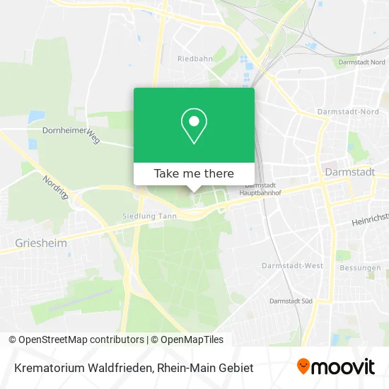 Карта Krematorium Waldfrieden