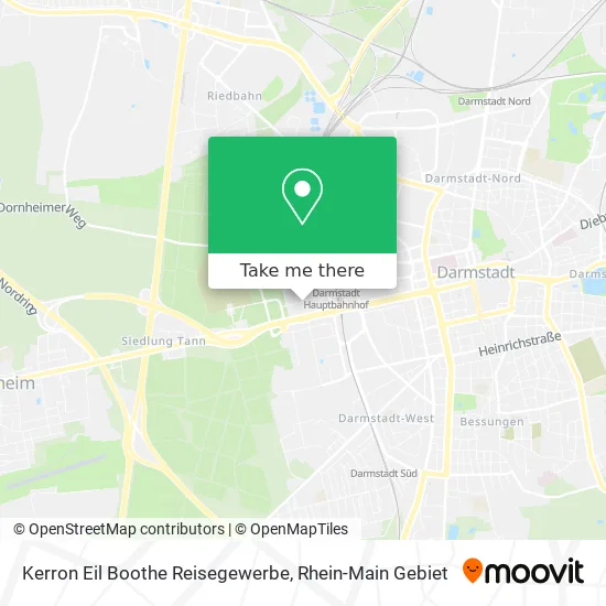 Kerron Eil Boothe Reisegewerbe map