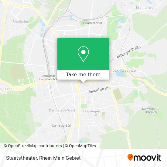 Staatstheater map