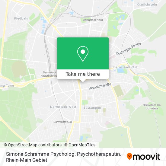 Simone Schramme Psycholog. Psychotherapeutin map