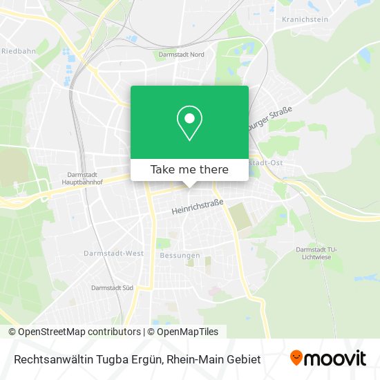 Rechtsanwältin Tugba Ergün map