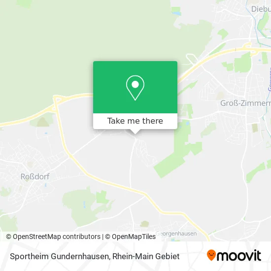 Карта Sportheim Gundernhausen