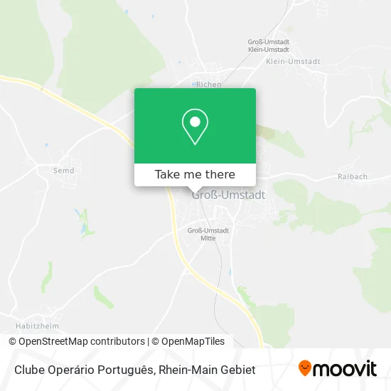 Clube Operário Português map