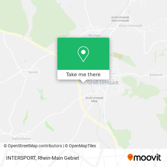 INTERSPORT map