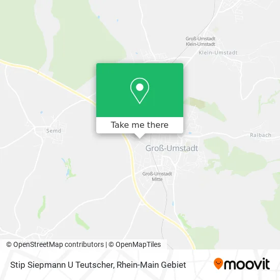 Карта Stip Siepmann U Teutscher