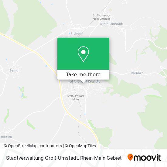 Stadtverwaltung Groß-Umstadt map