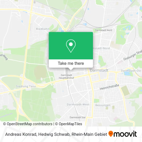 Карта Andreas Konrad, Hedwig Schwab