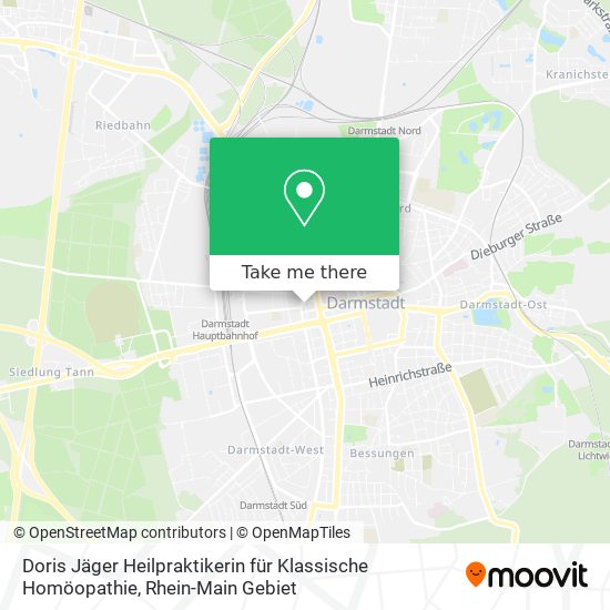 Doris Jäger Heilpraktikerin für Klassische Homöopathie map