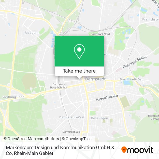 Markenraum Design und Kommunikation GmbH & Co map