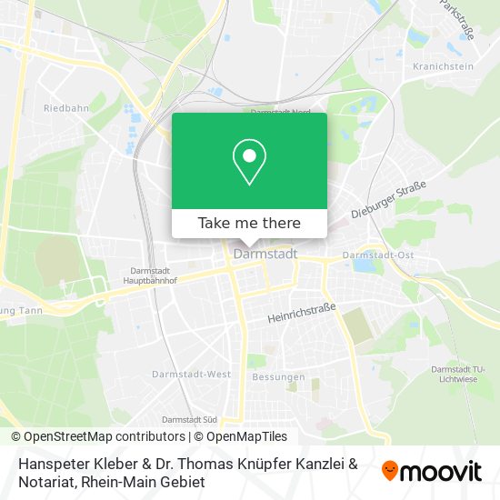 Hanspeter Kleber & Dr. Thomas Knüpfer Kanzlei & Notariat map