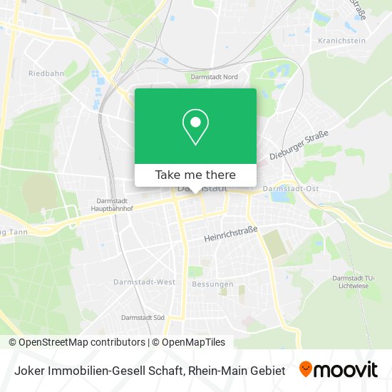 Joker Immobilien-Gesell Schaft map