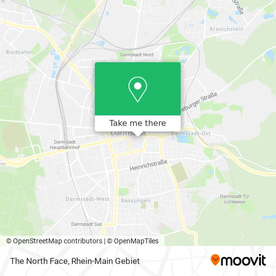 Карта The North Face