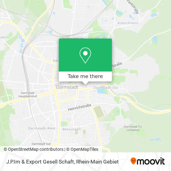 Карта J.P.Im & Export Gesell Schaft