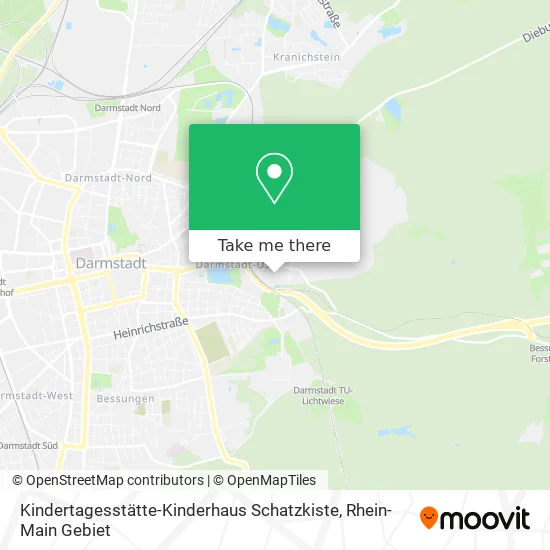 Карта Kindertagesstätte-Kinderhaus Schatzkiste