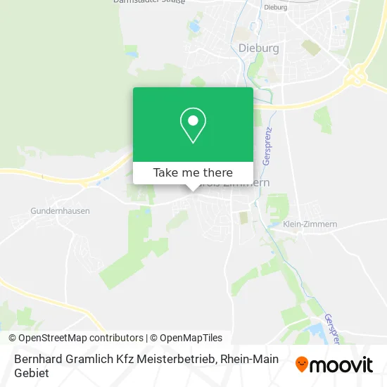 Карта Bernhard Gramlich Kfz Meisterbetrieb
