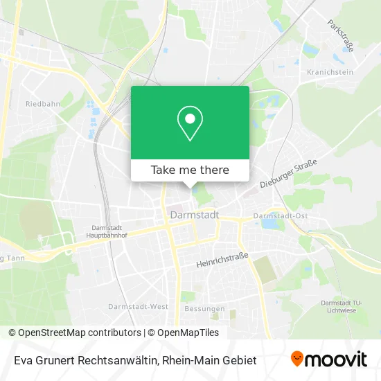 Карта Eva Grunert Rechtsanwältin