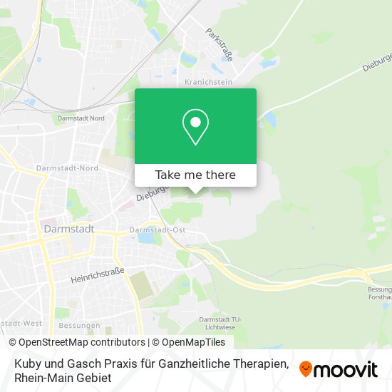 Kuby und Gasch Praxis für Ganzheitliche Therapien map