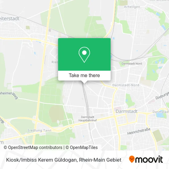 Карта Kiosk/Imbiss Kerem Güldogan