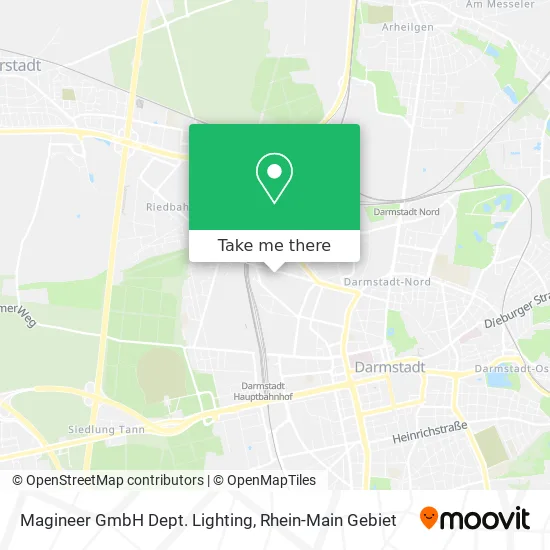 Карта Magineer GmbH Dept. Lighting