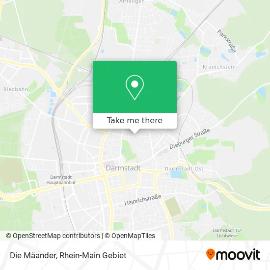 Карта Die Mäander