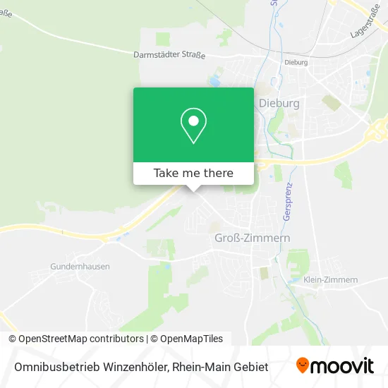 Карта Omnibusbetrieb Winzenhöler