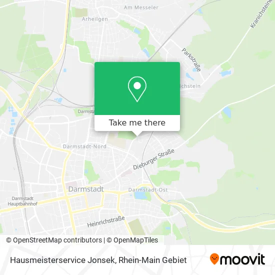 Карта Hausmeisterservice Jonsek