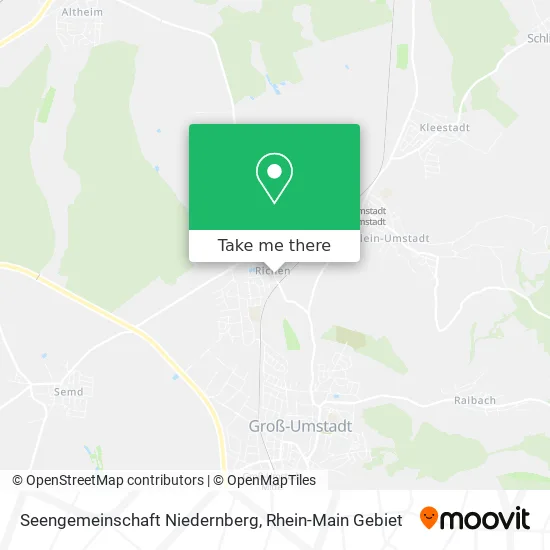 Карта Seengemeinschaft Niedernberg