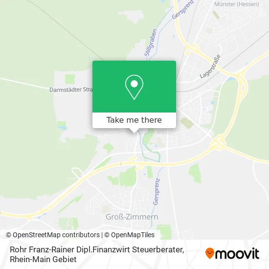 Rohr Franz-Rainer Dipl.Finanzwirt Steuerberater map