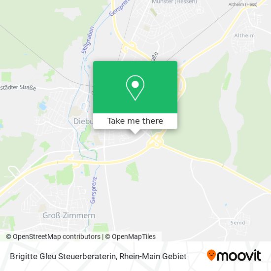 Brigitte Gleu Steuerberaterin map