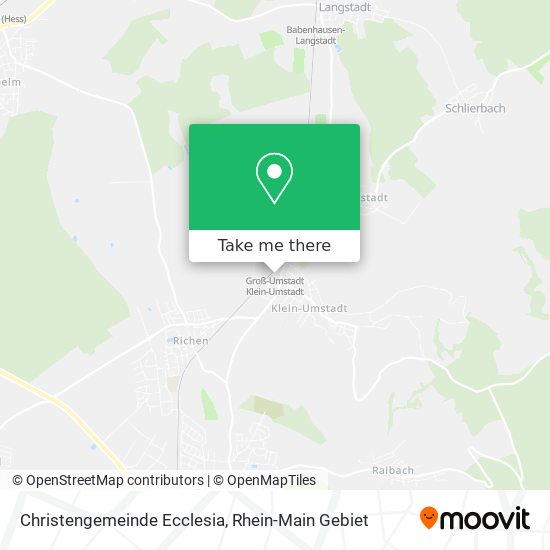 Christengemeinde Ecclesia map